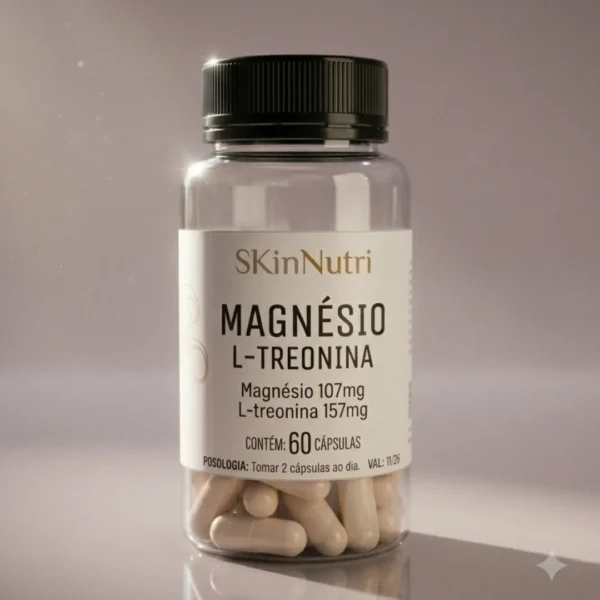 Magnésio L-Treonina 60 cápsulas SkinNutri